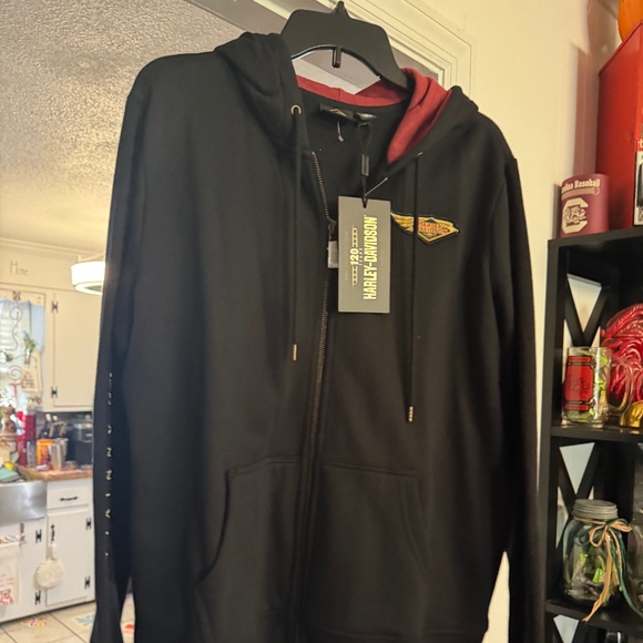 Harley Davidson 120th Anniversary Hoodie with Zipper NWT XXL - Picture 1 of 8